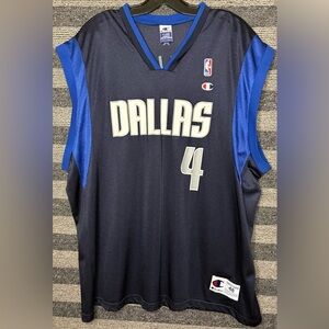 Vintage 90’s Champion Michael Finley Dallas Mavericks NBA Basketball Jersey XL